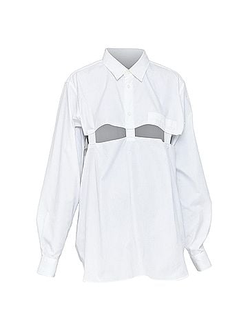 Comme des Garçons Comme Des Garcons Cotton Cut Out Shirt (view 1)