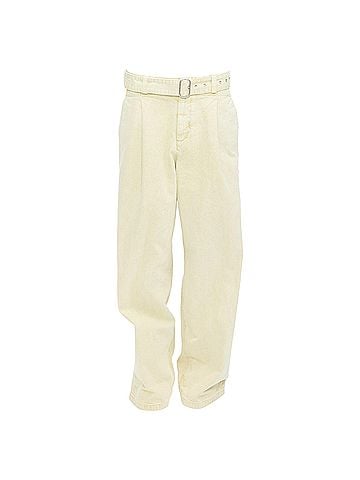Jil Sander Jil Sander Cotton Belted Wide Leg Pants (view 1)