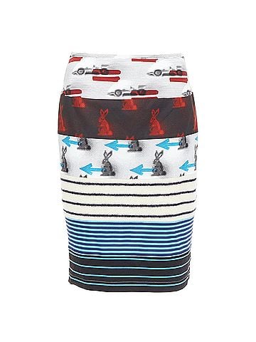 Prada Prada 2015 Knit Patchwork Skirt (view 1)
