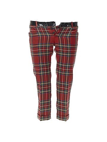 Dsquared2 Dsquared2 Punk Plaid Patent Cropped Pants (view 1)