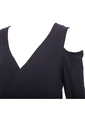 Donna Karan New York Donna Karan Jersey Cold Shoulder Dress (view 2)