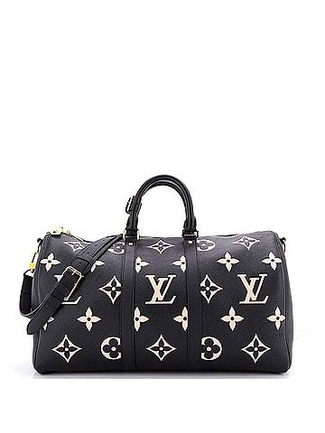 Louis Vuitton Keepall Bandouliere Bag Monogram Empreinte Giant 45 (view 1)