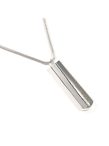 Tiffany & Co. TIFFANY&amp;Co. Tiffany 1837 Bar Pendant Necklace, Sterling Silver 925, Unisex (view 2)
