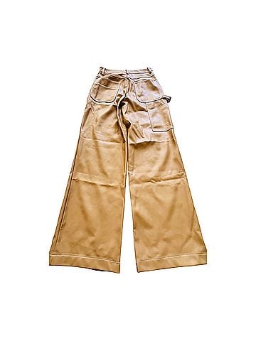 STAUD Domino Faux Leather Pants (view 2)