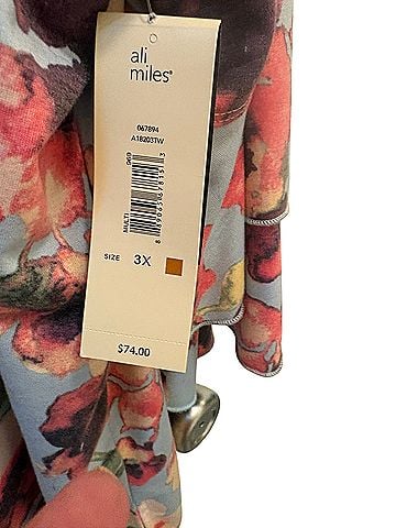 Ali Miles Ali Miles 3/4 Sleeve Blouse (view 2)