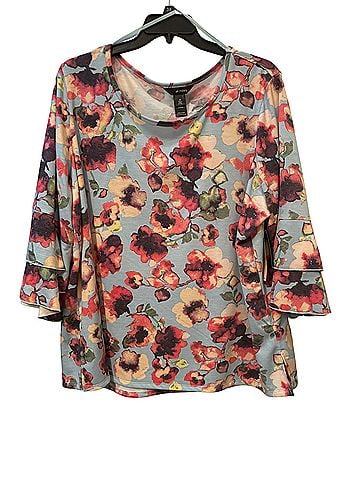 Ali Miles Ali Miles 3/4 Sleeve Blouse (view 1)