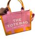 Marc Jacobs Pink Orange Leather Tote One size - photo 1