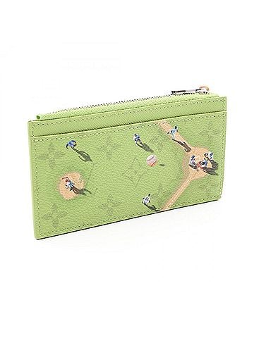 Louis Vuitton Louis Vuitton Coin Card Holder, Business Case/Card Case, Japan Limited Edition, Leather, Monogram Pattern, Men's, Green, M2A352 (view 2)