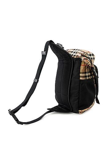 Burberry Burberry body bag, Nova Check nylon, 8013645, BURBERRY handbag, black, Burberry, (view 2)