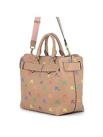 Burberry Burberry Tote Bag Emblem Leather BURBERRY Handbag 2-way Shoulder (view 2)