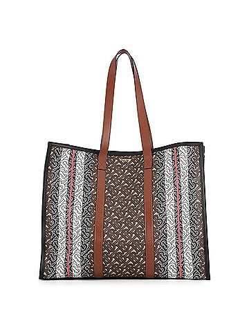 Burberry Burberry Tote Bag TB Monogram Leather 80214881 BURBERRY Handbag (view 1)