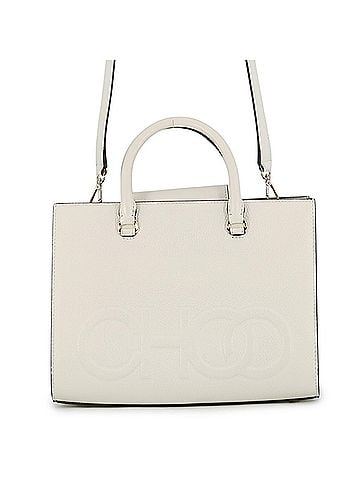 Jimmy Choo Jimmy Choo handbag, CHOO BO leather, JIMMY 2-way, white. (view 1)