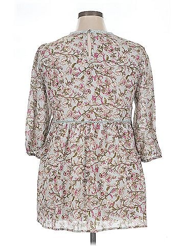 Suzanne Betro Suzanne Betro 3/4 Sleeve Blouse (view 2)