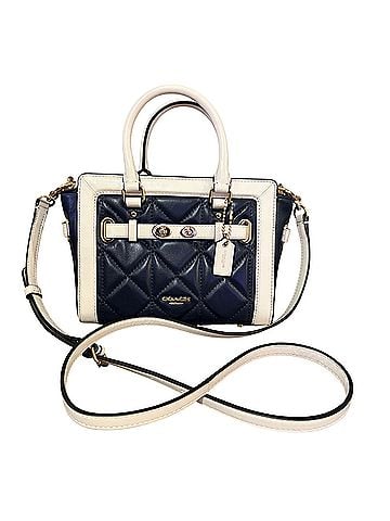 Coach Mini Blake Carryall Leather Satchel (view 1)