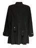 Guess Black Double-Breasted Coat with Gold Buttons Wool Coat - photo 2