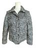 La Fee Maraboutee 100% Polyester 100% Polyester Animal Print Black White Jacket Size 8 - photo 4