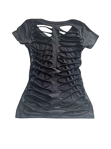 Alternative Apparel Short Sleeve Blouse (view 1)