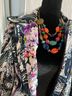 Anage 100% Cotton Floral Multi Color Jacket Size XS - photo 6