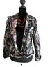 Anage 100% Cotton Floral Multi Color Jacket Size XS - photo 1