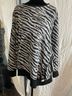 Westbound Animal Print Black Gray Pullover Sweater Size S - photo 3