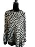 Westbound Animal Print Black Gray Pullover Sweater Size S - photo 1