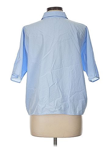 Cos Cos 3/4 Sleeve Button Down Shirt (view 2)