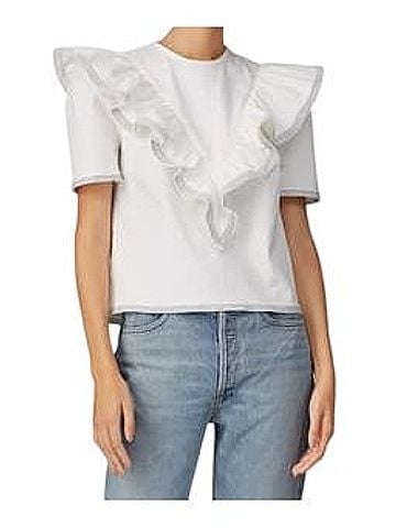 Saylor Harriette Short Sleeve Blouse (view 1)