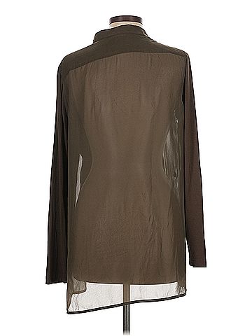 PureDKNY Pure Dkny Long Sleeve Silk Top (view 2)