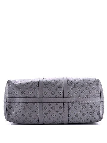 Louis Vuitton Keepall Bandouliere Bag Monogram Shadow Leather 50 (view 2)