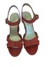 Ivanka Trump Red Wedges Size 9 - photo 1