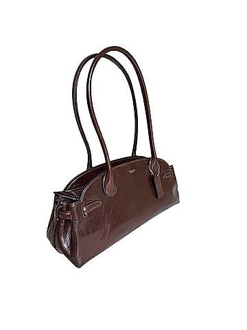 Coach Empire Carryall Bag 34 Glazed Leather Shoulder Bag (view 2)