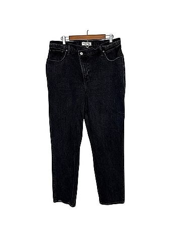 Abercrombie & Fitch Curve Love 90s Straight Jeans (view 1)