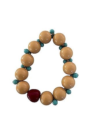 JJ Basics stretch cord beaded braclet Wrap (view 2)