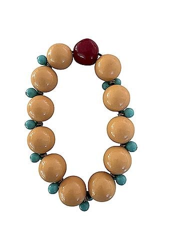 JJ Basics stretch cord beaded braclet Wrap (view 1)