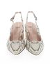 27 EDIT 100% Leather Animal Print Ivory 27 Edit Heels Size 7 - photo 2