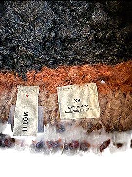 Moth Multicolor Striped Cowlneck Sweater Turtleneck Sweater (view 2)