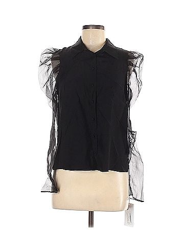 Amanda Uprichard Amanda Uprichard Long Sleeve Silk Top (view 1)