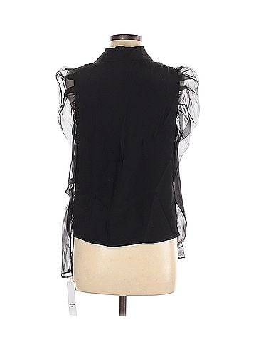 Amanda Uprichard Amanda Uprichard Long Sleeve Silk Top (view 2)