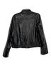 NY Collection 100% Polyester 100% Acetate Solid Black Jacket Size L - photo 2