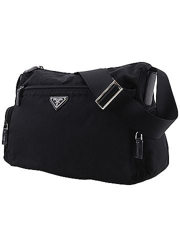 Prada Prada PRADA Shoulder Bag, Nylon, Black, A5 Size, Women's (view 2)