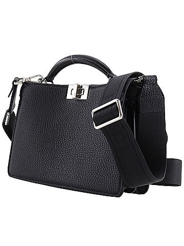Fendi Fendi Peek-A-Boo ISeeU Handbag, 2-Way Shoulder Bag, 7VA582 AMA3 F1JS2, Calfskin, Black, Unisex (view 2)