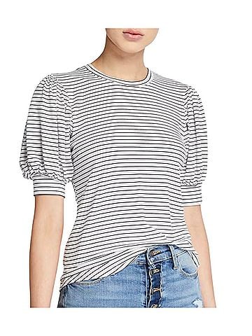 FRAME Short Sleeve Blouse (view 1)