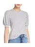 FRAME Stripes White Black Short Sleeve Blouse Size S - photo 1