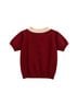 Alo Red Ivory Short Sleeve Button-Down Shirt Size S - photo 2