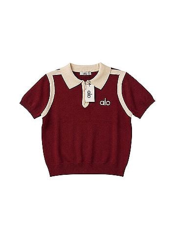Alo Short Sleeve Button-Down Shirt (view 1)