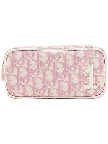 Christian Dior Christian Dior Trotter No.1 Pouch, Novelty Item, Nylon Canvas, Pink, Women's (view 1)