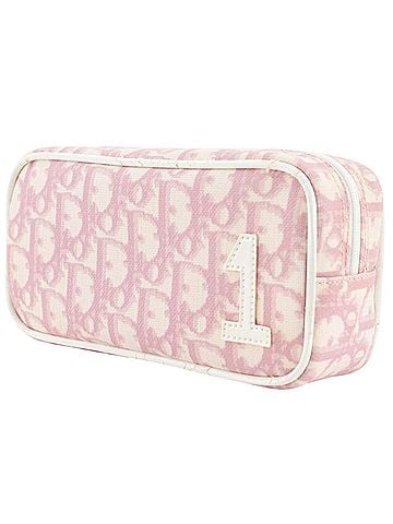Christian Dior Christian Dior Trotter No.1 Pouch, Novelty Item, Nylon Canvas, Pink, Women's (view 2)