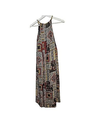 T Tahari Halter-Neck Chain Maxi Dress Casual Dress (view 2)