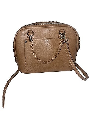 Madison West Leather Satchel (view 1)