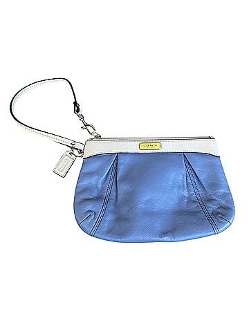 Coach Madison Pleated Leather Wristlet (view 1)